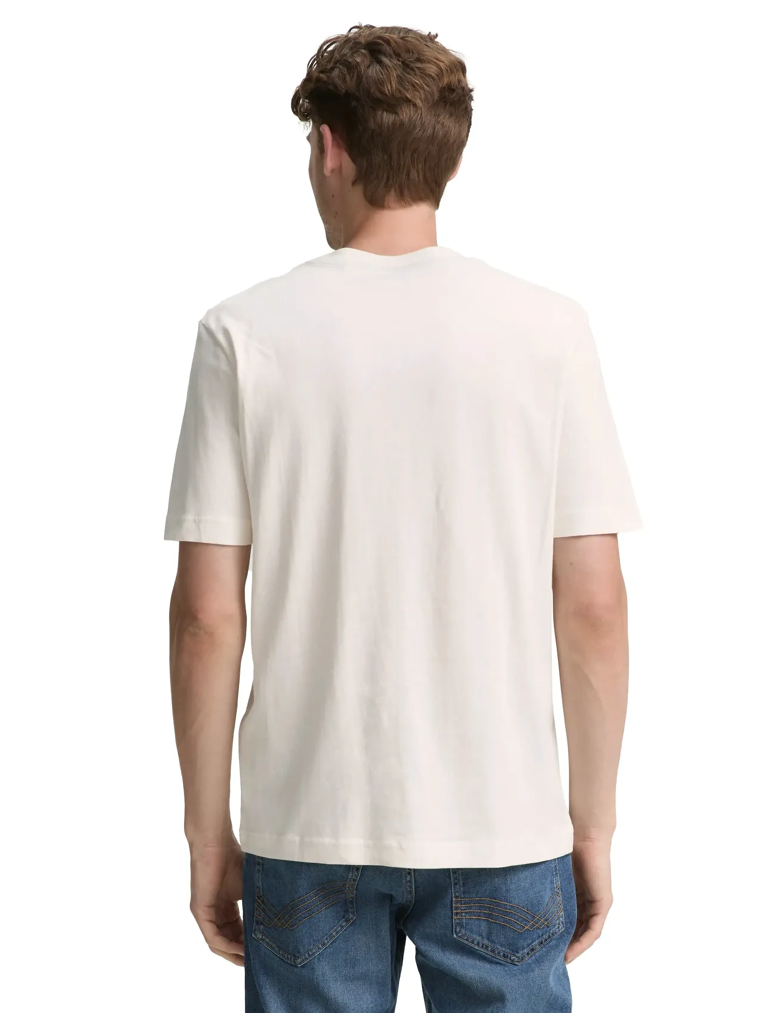 Tom Tailor - logo tee - die niedrigsten preise - gardenia white - 2