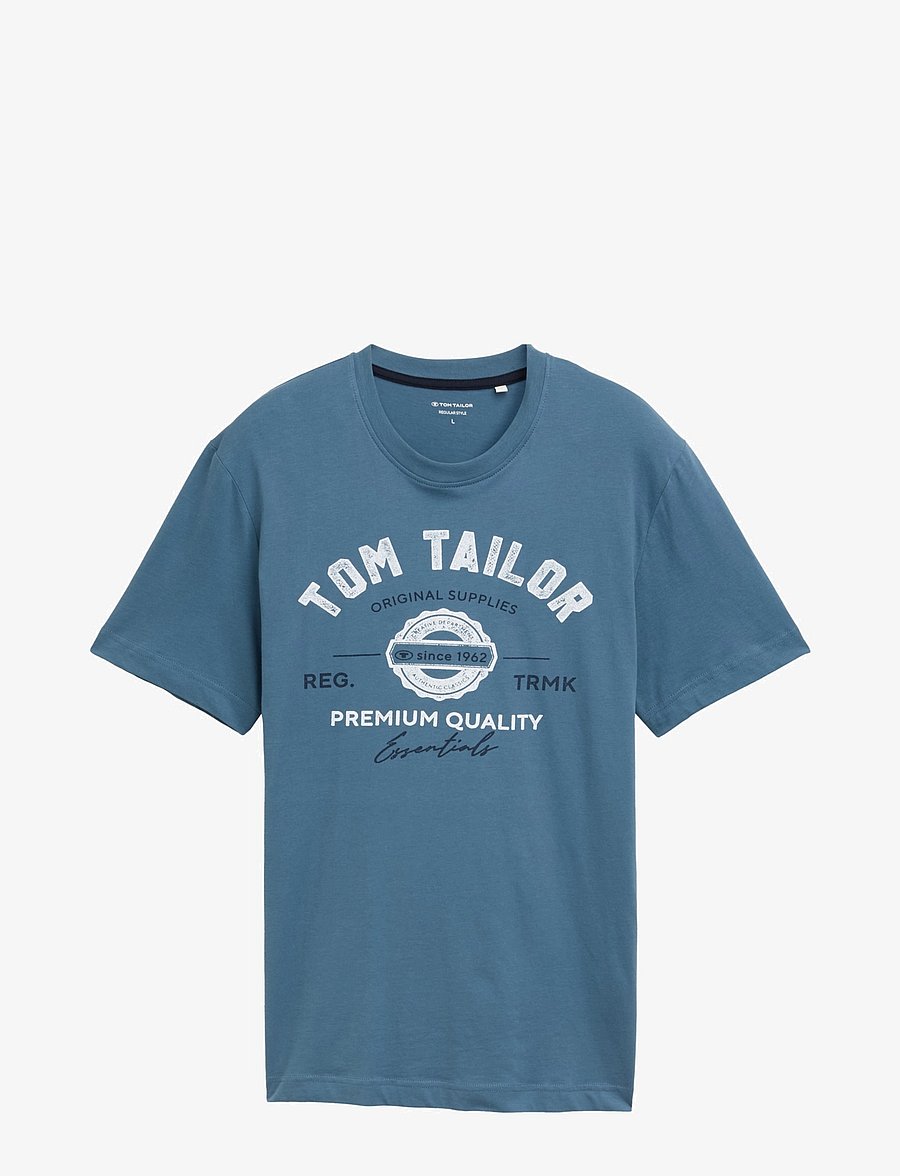 Tom Tailor - logo tee - kurzärmelig - mystical blue - 1