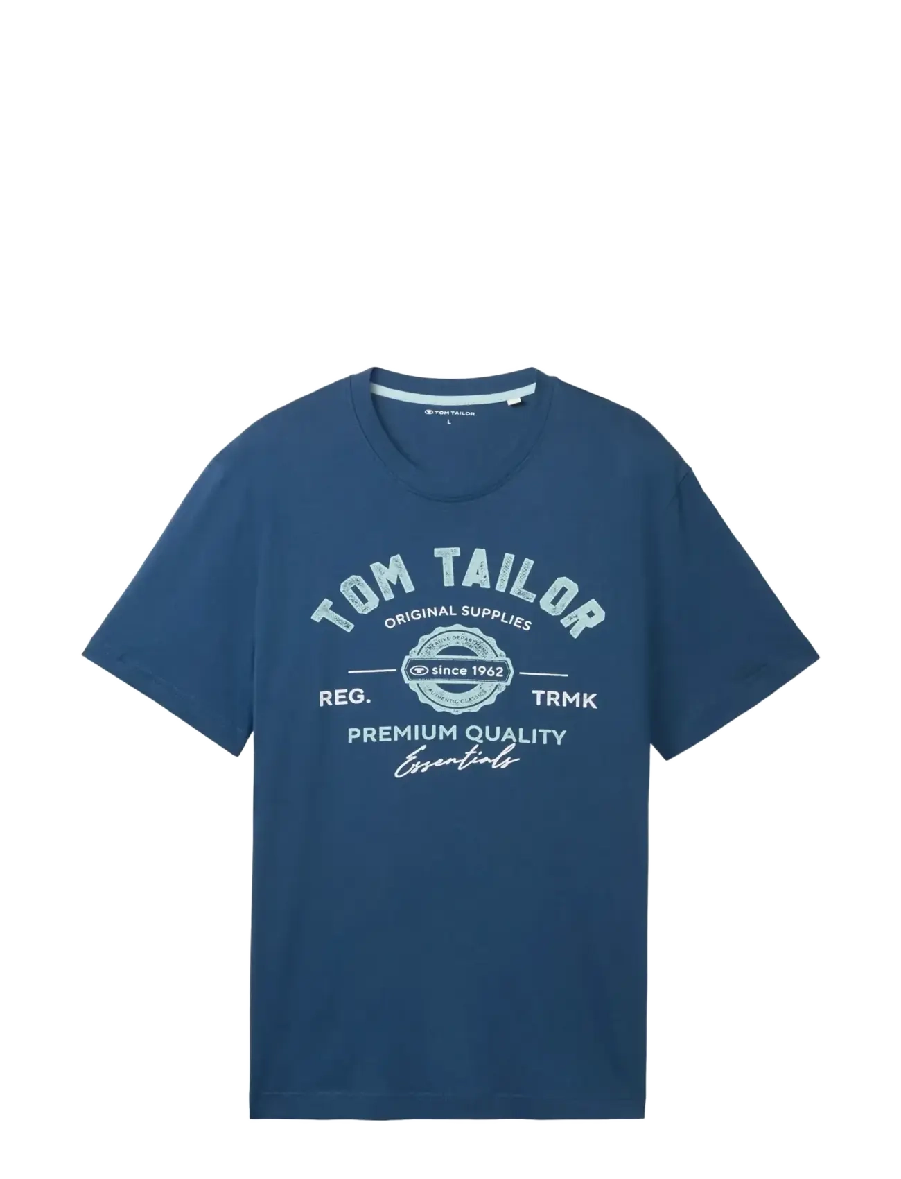 Tom Tailor logo tee - Riided - NIGHTTIME BLUE / blue