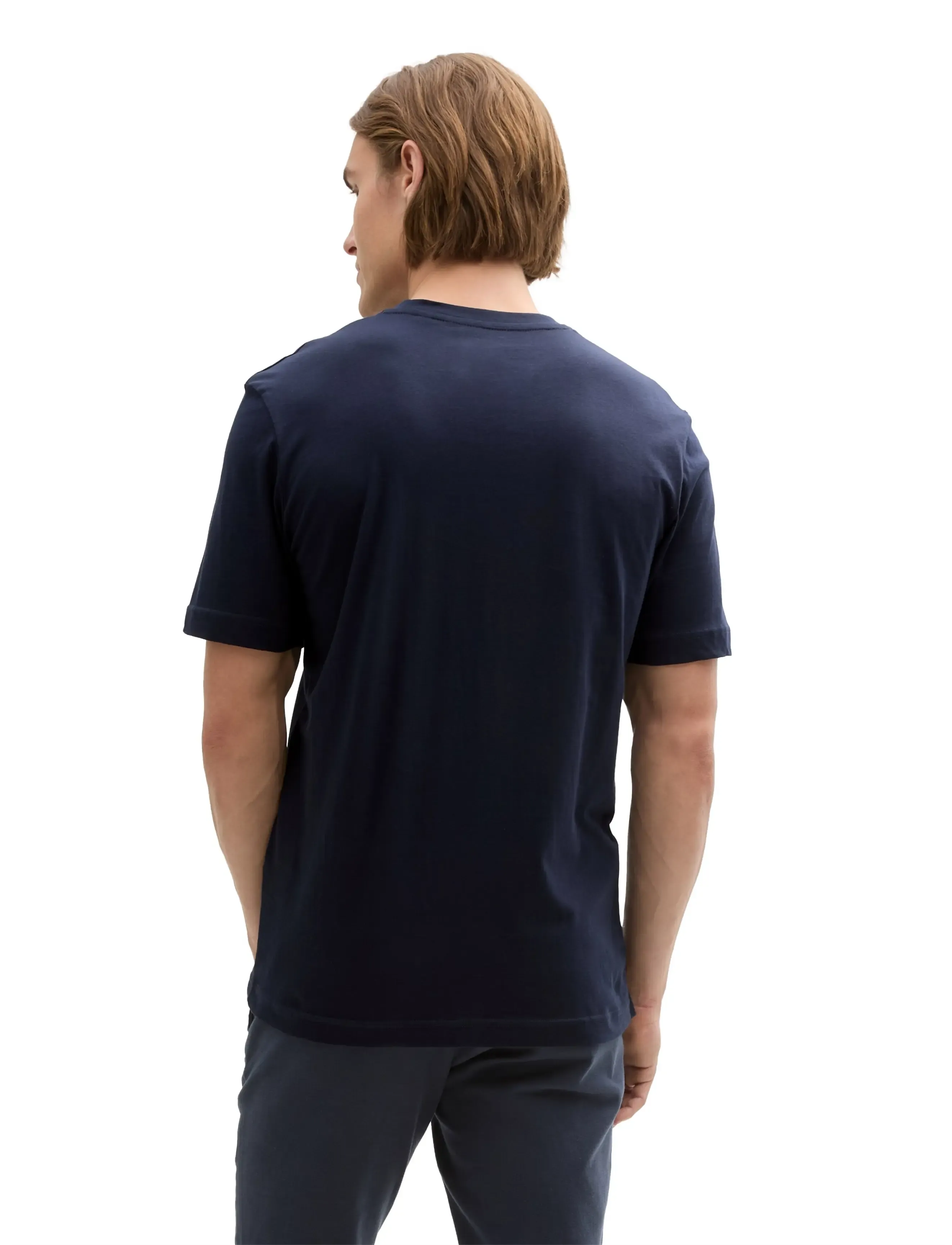 Tom Tailor - logo tee - t-shirts - sky captain blue - 3
