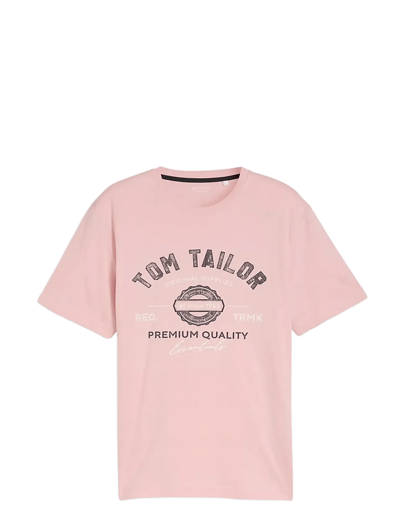 Tom Tailor - logo tee - lühikeste varrukatega t-särgid - twinkle pink - 1