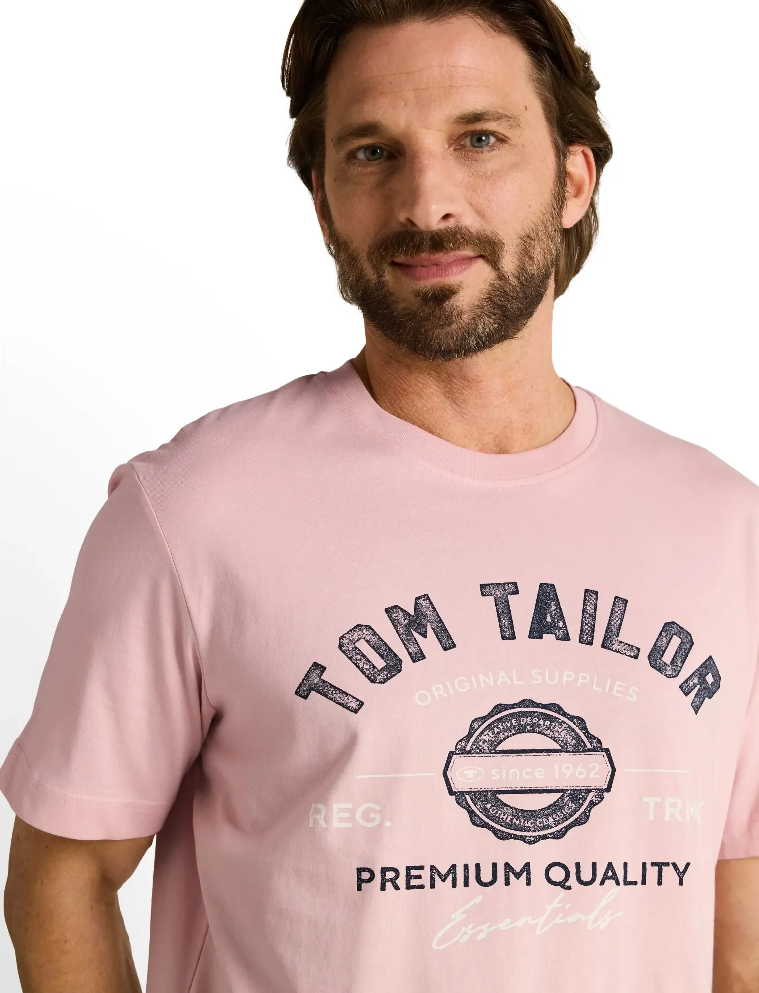 Tom Tailor - logo tee - madalaimad hinnad - twinkle pink - 4