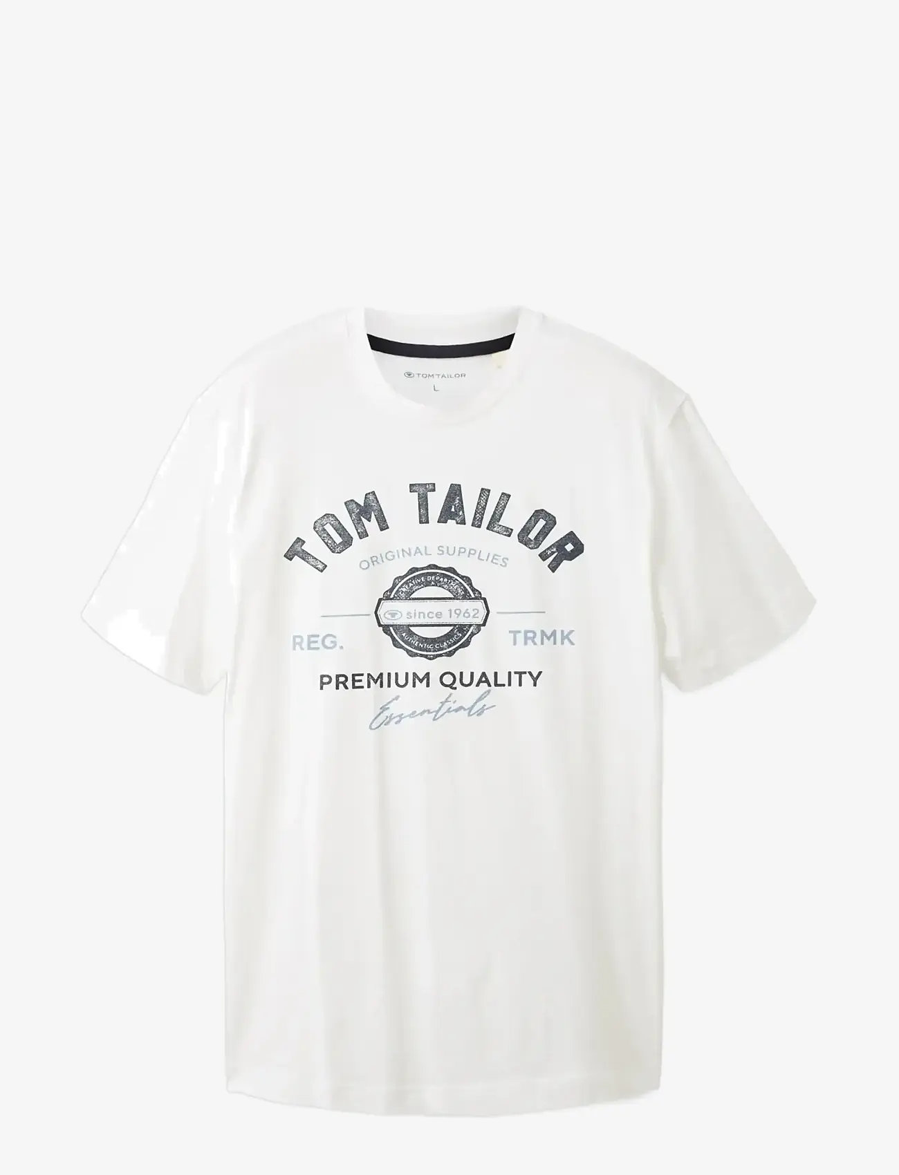 Tom Tailor - logo tee - krótki rękaw - white - 1