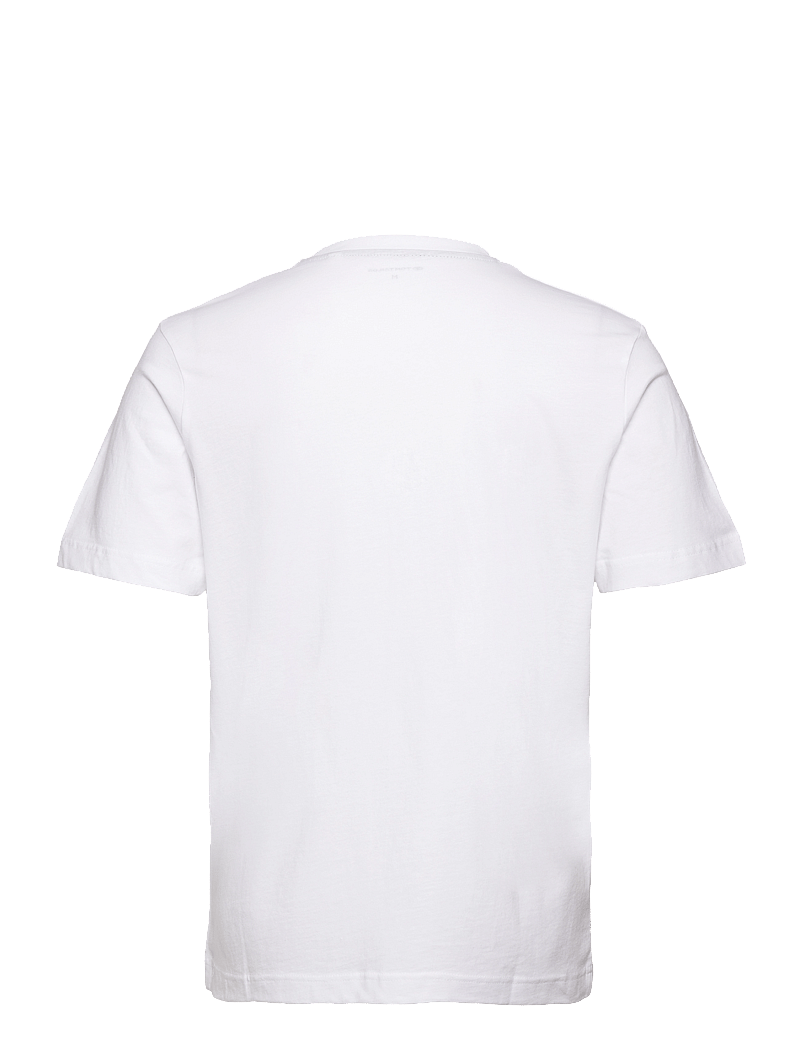 Tom Tailor - logo tee - lühikeste varrukatega t-särgid - white - 2