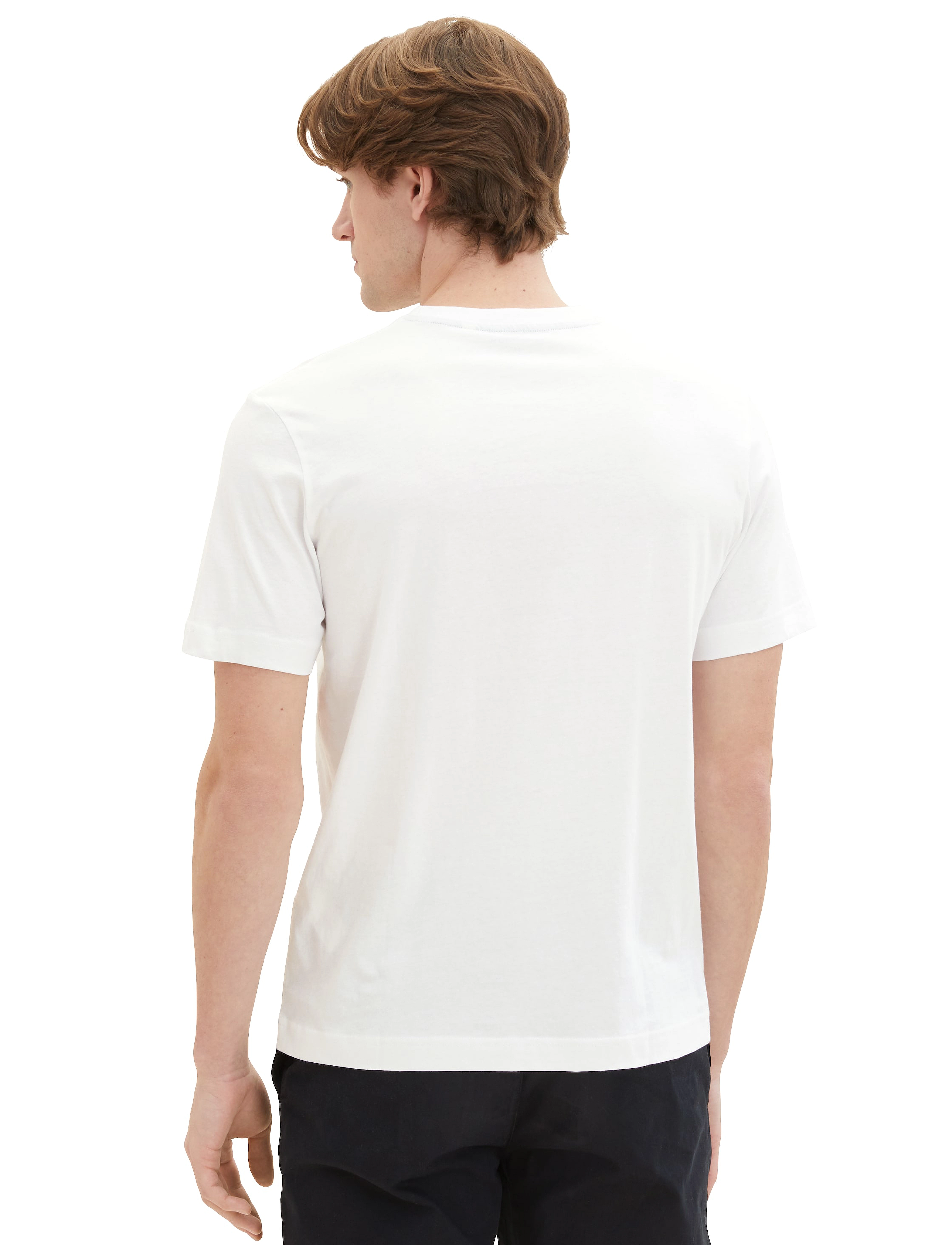 Tom Tailor - logo tee - sügisesed riided - white - 3