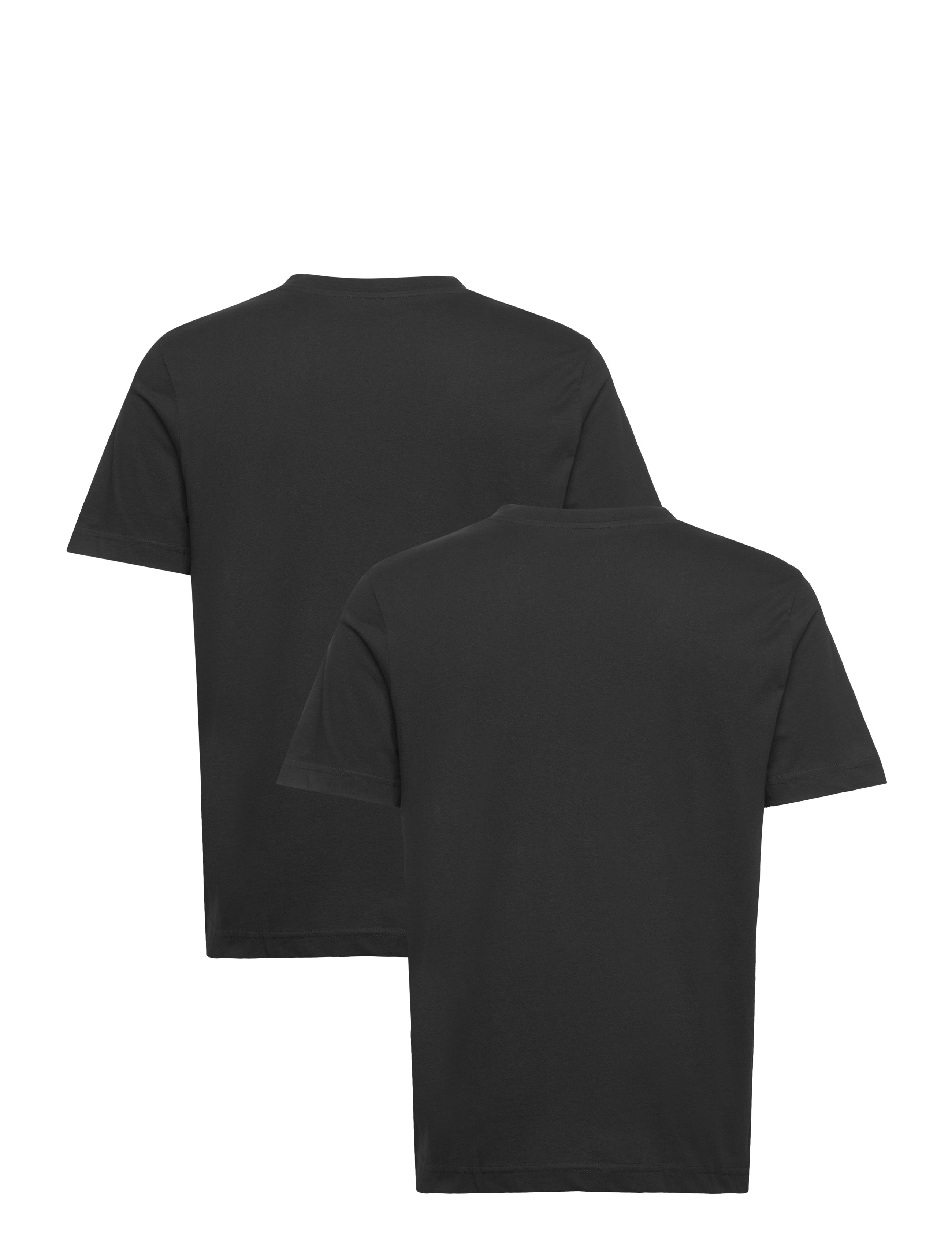 Tom Tailor - double pack v-neck tee - black - 2