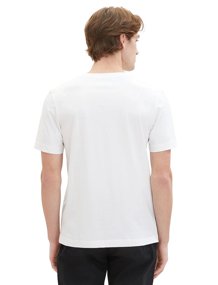 Tom Tailor - double pack v-neck tee - white - 4