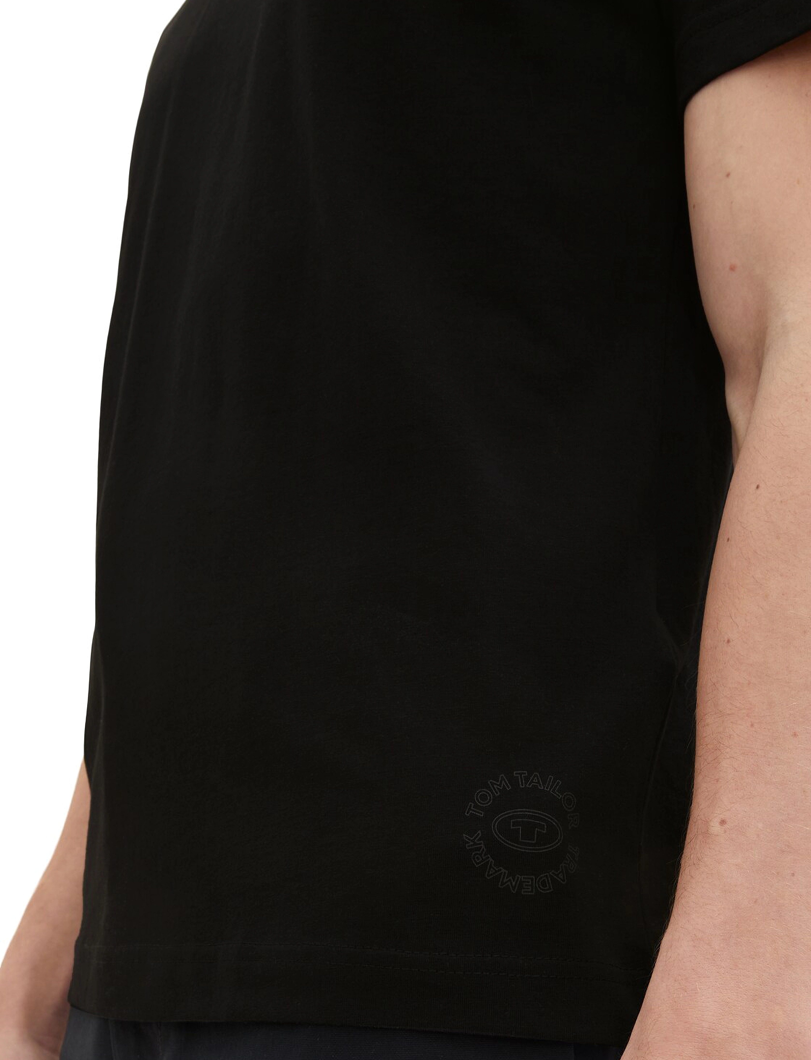 Tom Tailor - double pack crew neck tee - black - 2