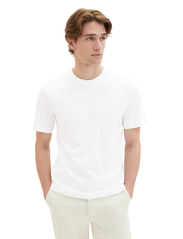 Tom Tailor - double pack crew neck tee - lowest prices - white - 2