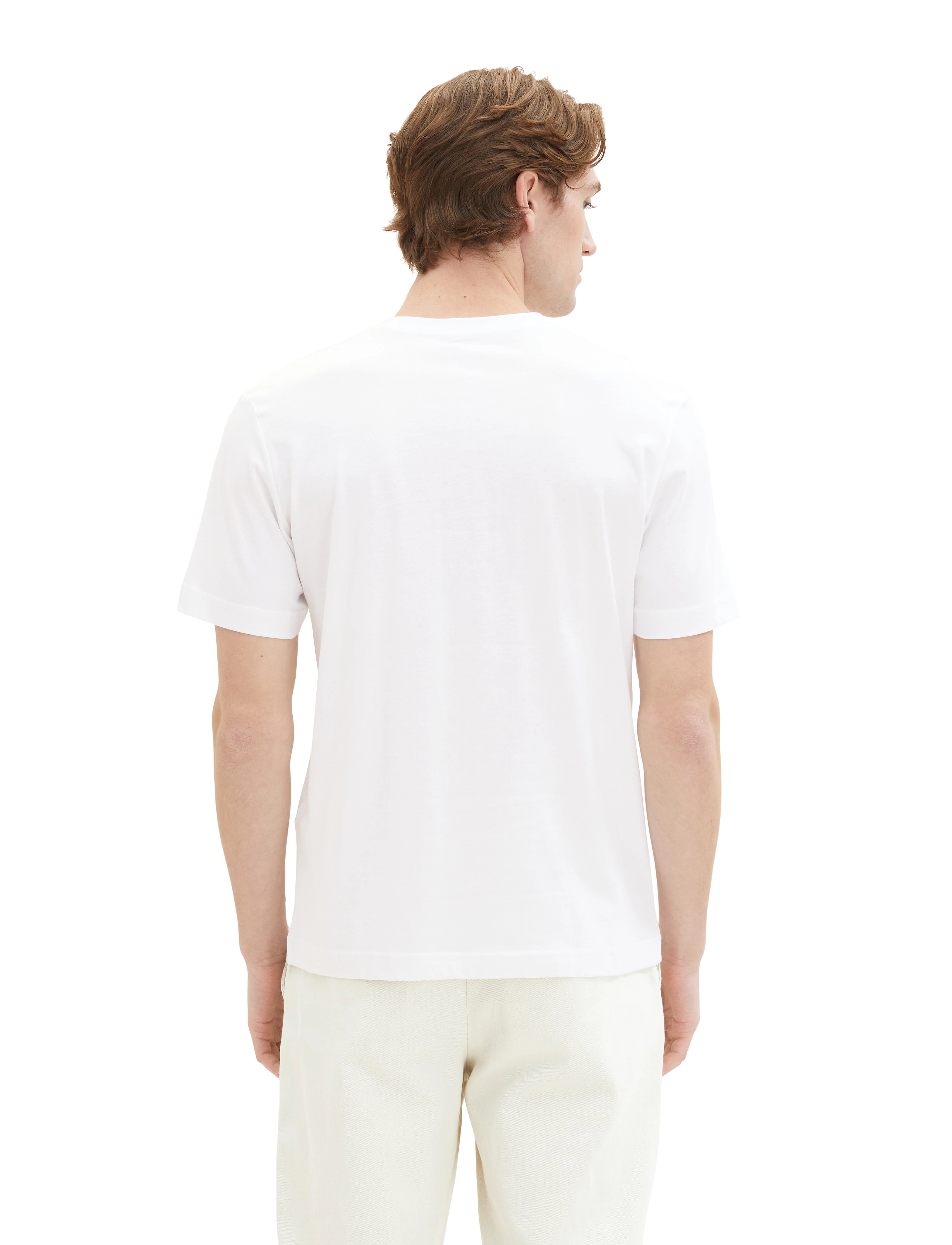 Tom Tailor - double pack crew neck tee - white - 2