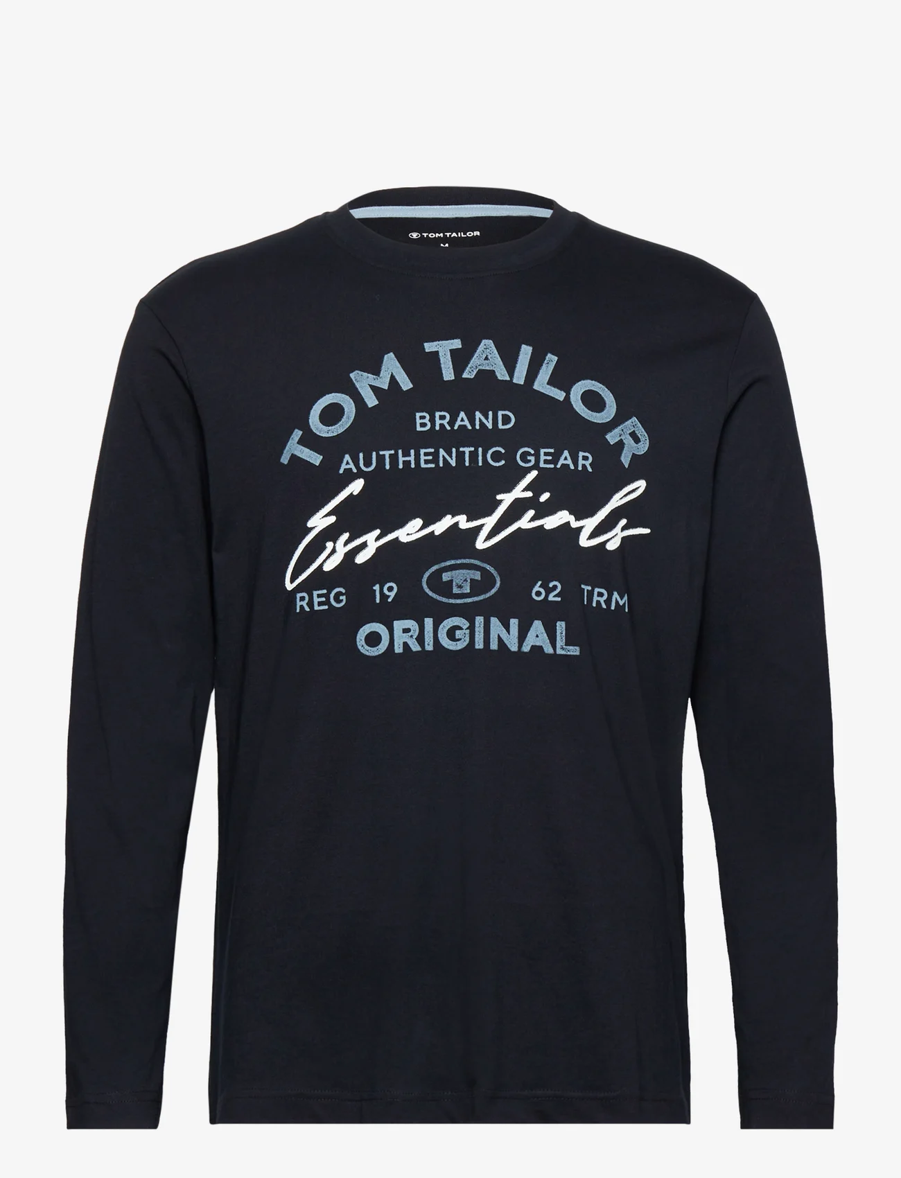 Tom Tailor - longsleeve with print - lägsta priserna - black - 0
