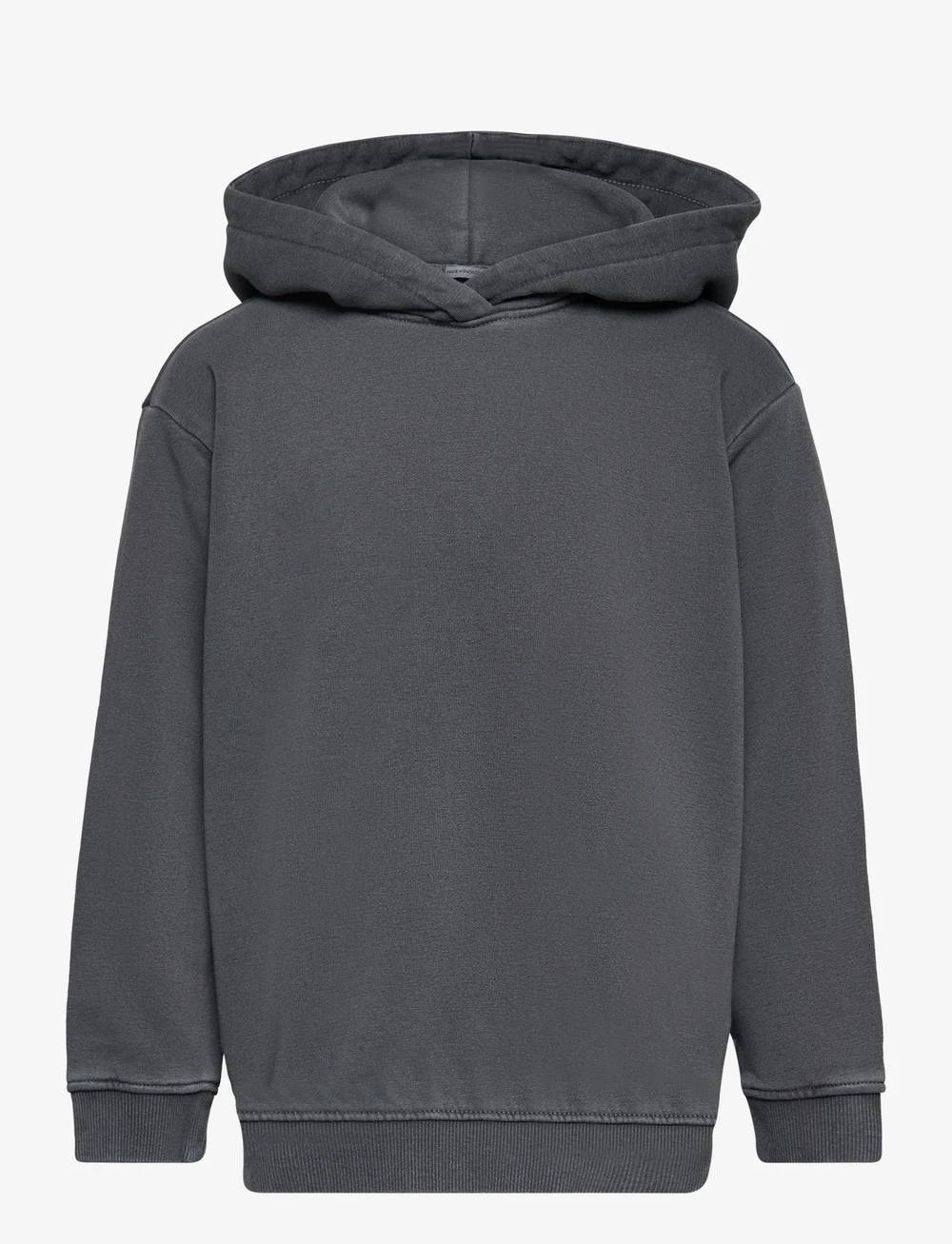Plain dark top grey hoodie