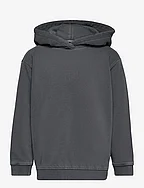 hoodie with back print - COAL GREY
