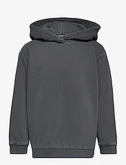 Tom Tailor - hoodie with back print - huvtröjor - coal grey - 0