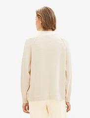 Tom Tailor - Knit boucle cardigan - gebreide vesten - soft beige solid - 4