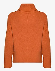 Tom Tailor - Knit rib turtleneck - džemperi ar augstu apkakli - gold flame orange melange - 1