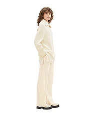 Tom Tailor - Knit rib troyer - gebreide jurken - soft beige solid - 6