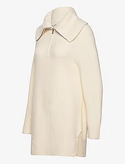Tom Tailor - Knit rib troyer - gebreide jurken - soft beige solid - 4