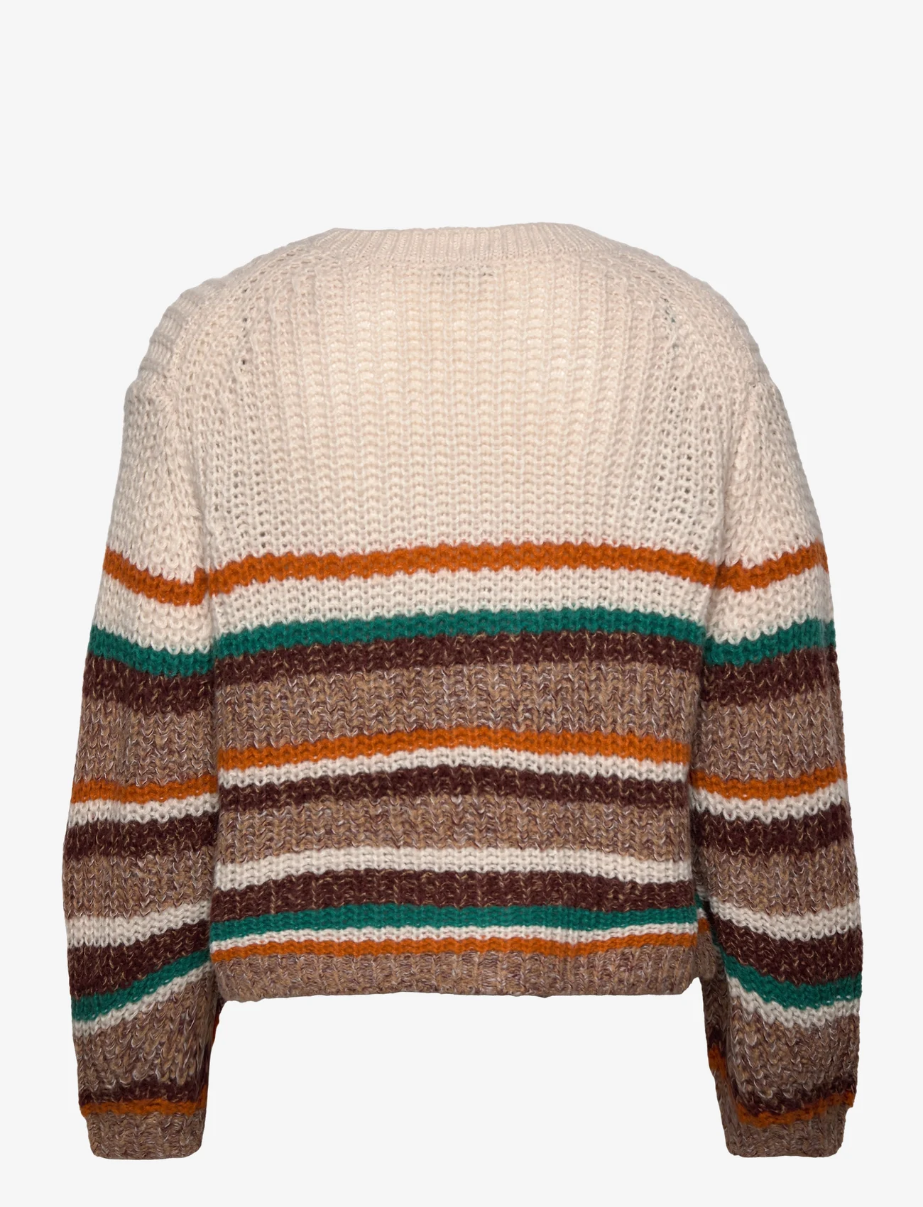 Tom Tailor - Knit colored stripe pullover - jumpers - blush multicolor stripe - 1