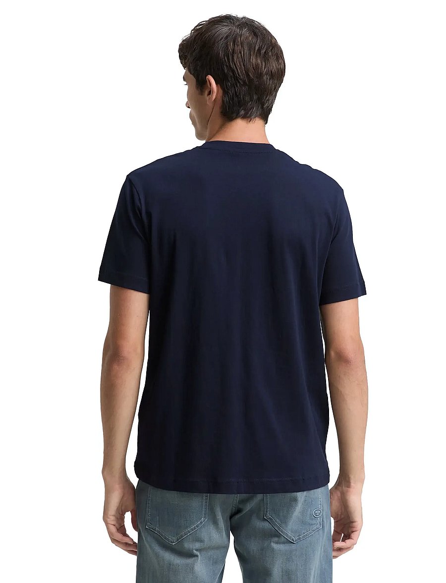 Tom Tailor - printed crewneck t-shirt - kurzärmelig - sky captain blue - 2