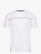printed crewneck t-shirt - WHITE