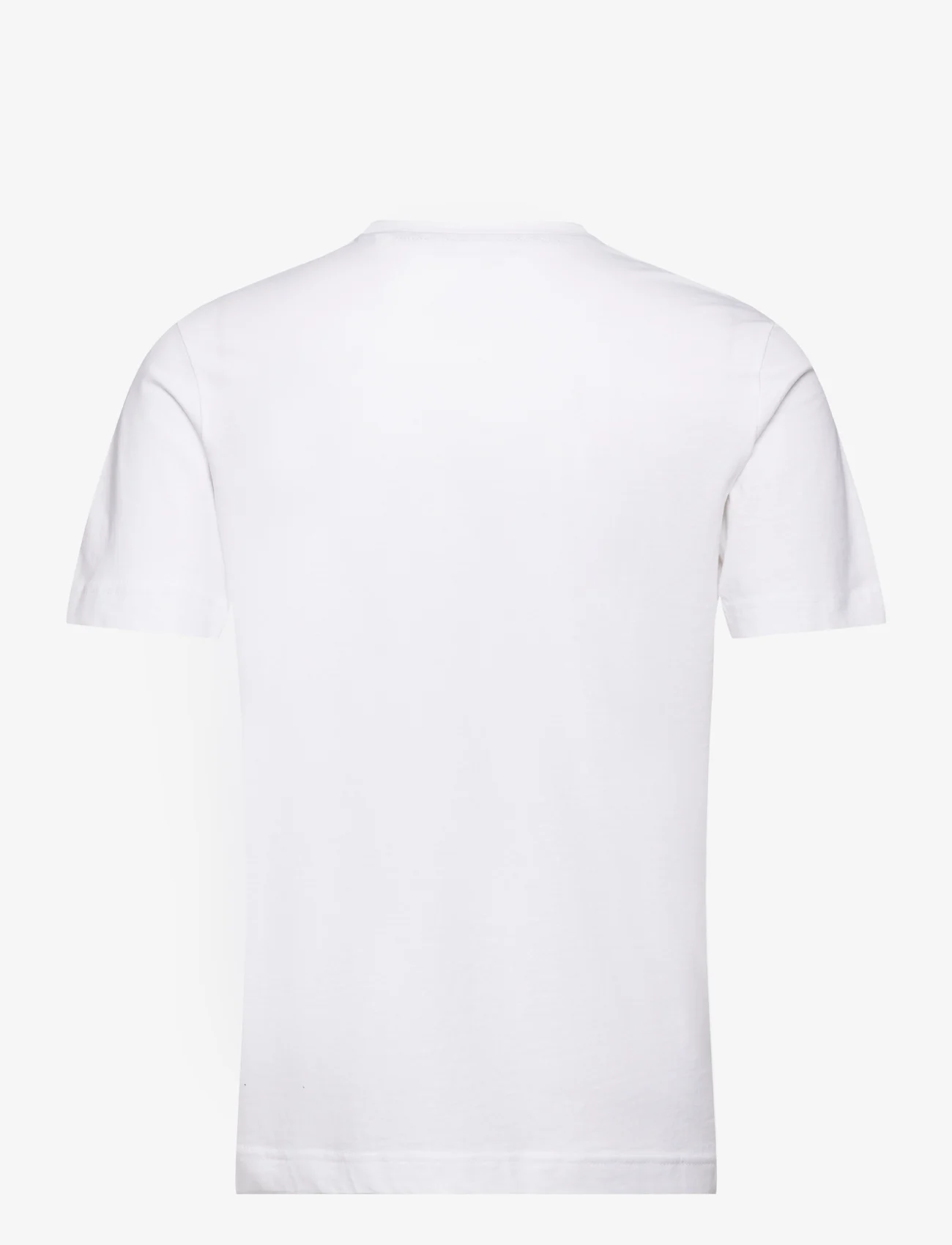Tom Tailor - printed crewneck t-shirt - laveste priser - white - 1
