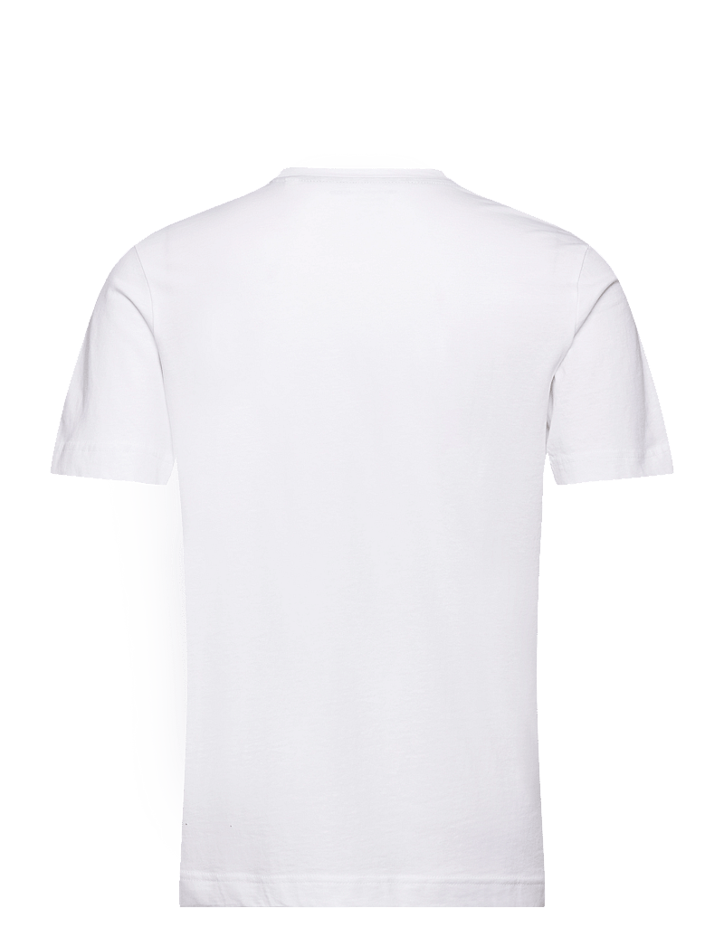 Tom Tailor - printed crewneck t-shirt - lühikeste varrukatega t-särgid - white - 2