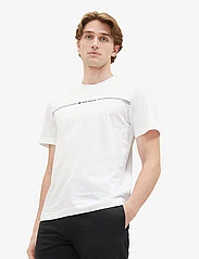 Tom Tailor - printed crewneck t-shirt - alhaisimmat hinnat - white - 2