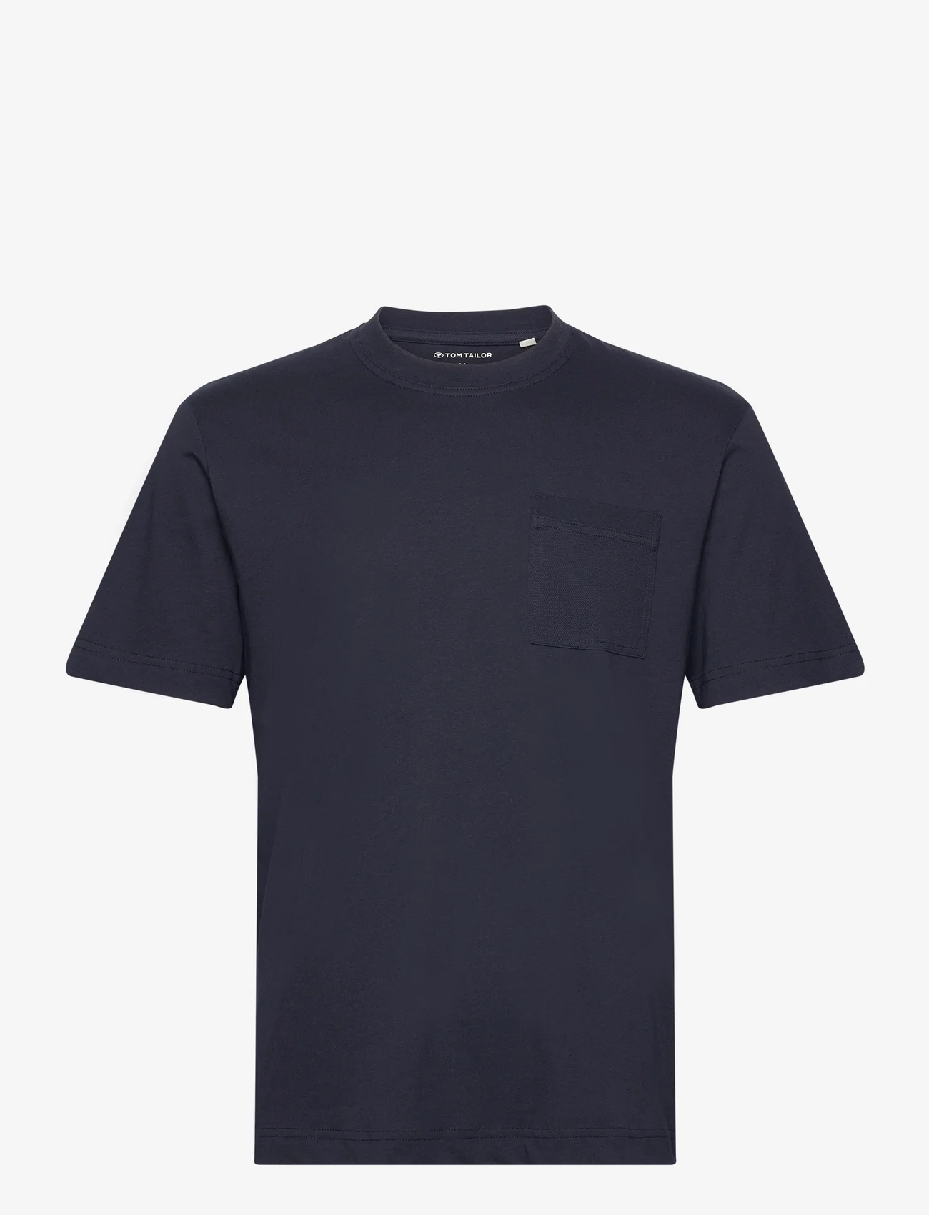 Tom Tailor - basic t-shirt with pocket - die niedrigsten preise - sky captain blue - 0