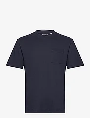 Tom Tailor - basic t-shirt with pocket - die niedrigsten preise - sky captain blue - 0