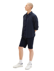 Tom Tailor - basic t-shirt with pocket - laveste priser - sky captain blue - 3