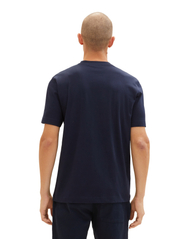Tom Tailor - basic t-shirt with pocket - laveste priser - sky captain blue - 4
