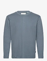 Tom Tailor - structured l - basic t-shirts - dusty dark teal - 0