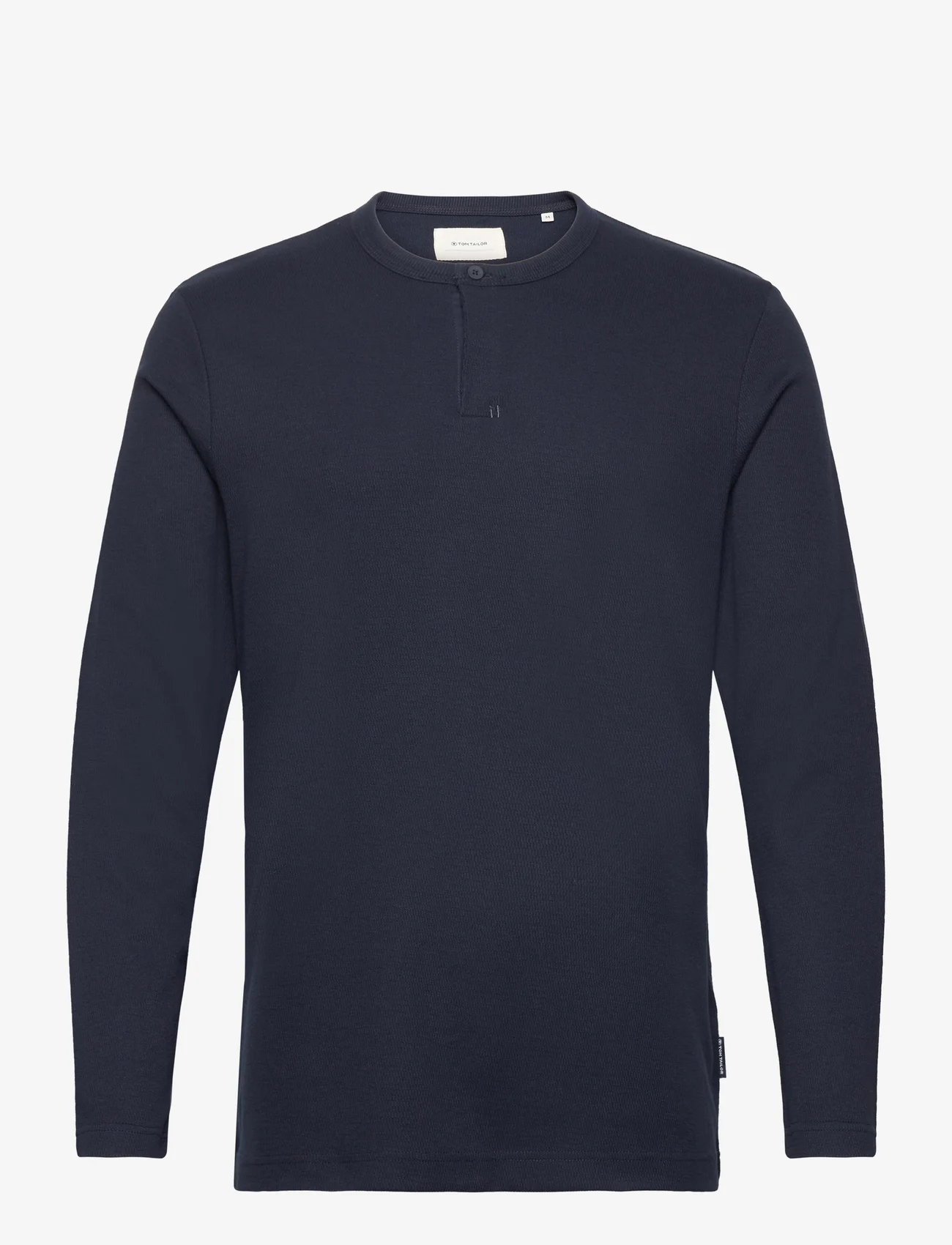 Tom Tailor - structured l - basic t-shirts - sky captain blue - 0