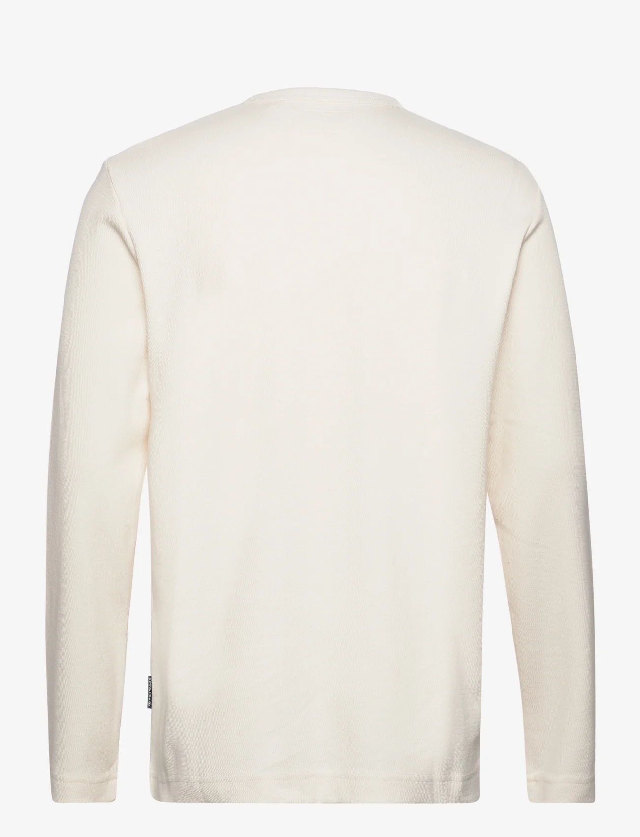 Tom Tailor - structured l - basis-t-skjorter - vintage beige - 1