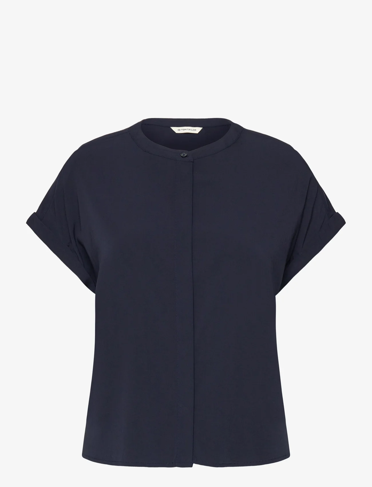 Tom Tailor - solid blouse - marškinėliai - sky captain blue - 0