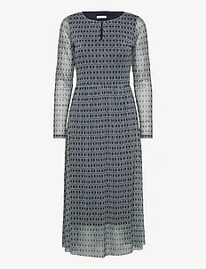 printed mesh dress, Tom Tailor