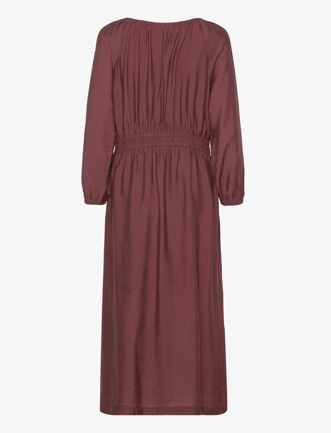 Tom Tailor - feminine maxi dress - party wear at outlet prices - raisin - 1