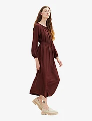 Tom Tailor - feminine maxi dress - party wear at outlet prices - raisin - 4