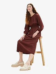 Tom Tailor - feminine maxi dress - party wear at outlet prices - raisin - 5