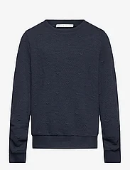 Tom Tailor - structured jaquard sweater - sportiska stila džemperi - sky captain blue - 0