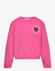 Tom Tailor - sequin artwork sweatshirt - sweatshirts - carmine pink - 1