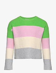 Tom Tailor - striped sweater - jumpers - green pink multicolor stripe - 0