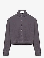 muslin blouse - COAL GREY