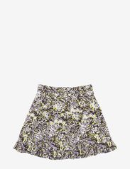 printed skirt - SPOTTED PURPLE LIME PRINT