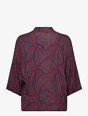 Tom Tailor - T-shirt batw - langärmlige blusen - navy abstract lines - 1