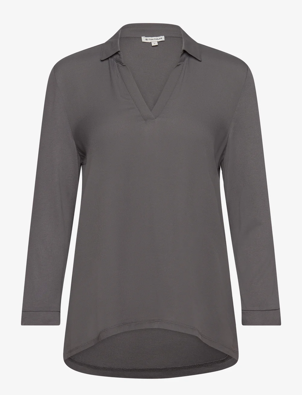 Tom Tailor T-shirt Fabric Mix Blouse – blouses & shirts – shop at Booztlet