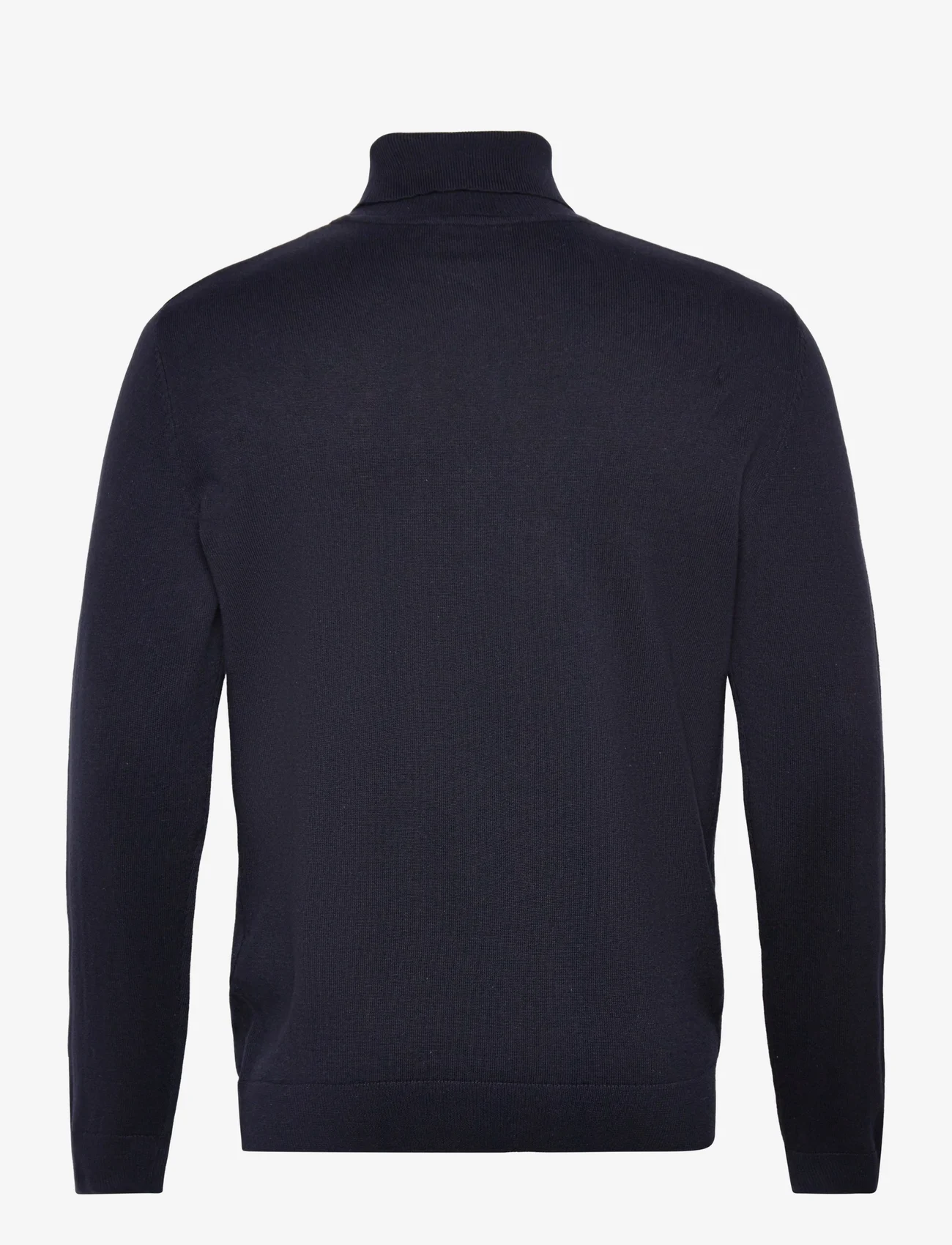 Tom Tailor - basic turtleneck knit - lowest prices - knitted navy melange - 1