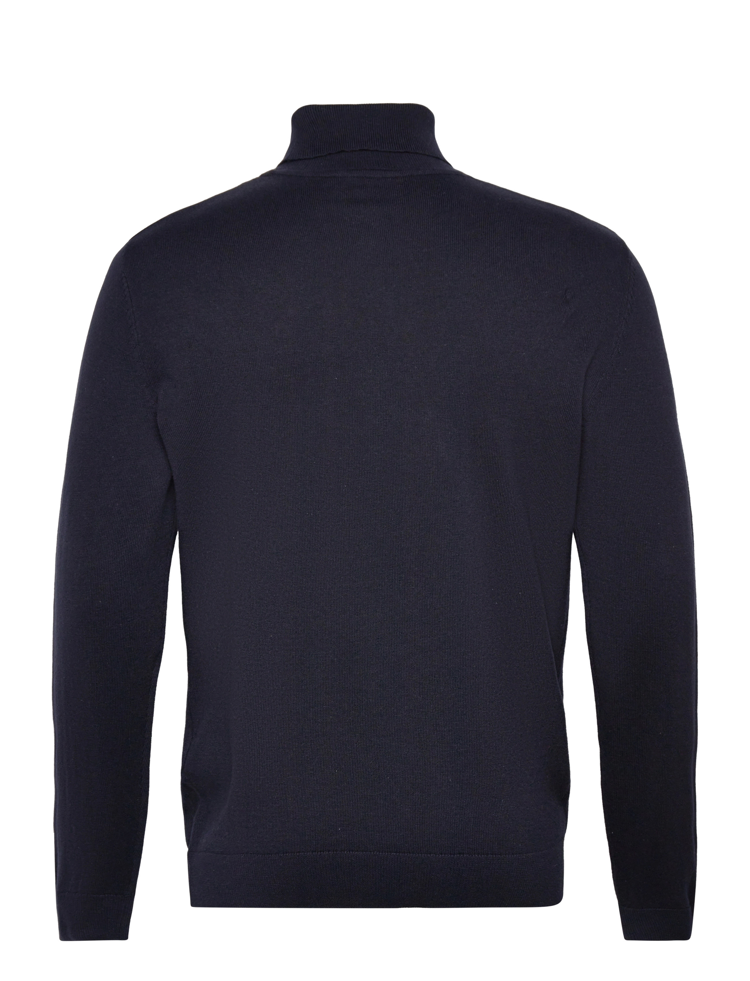 Tom Tailor - basic turtleneck knit - knitted navy melange - 1
