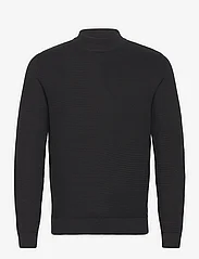 Tom Tailor - structured mockneck knit - rund hals - black - 0